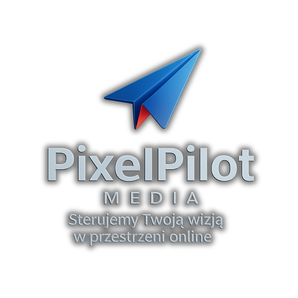 Logo PixelPilot Media – Sterujemy Twoją wizją w przestrzeni online